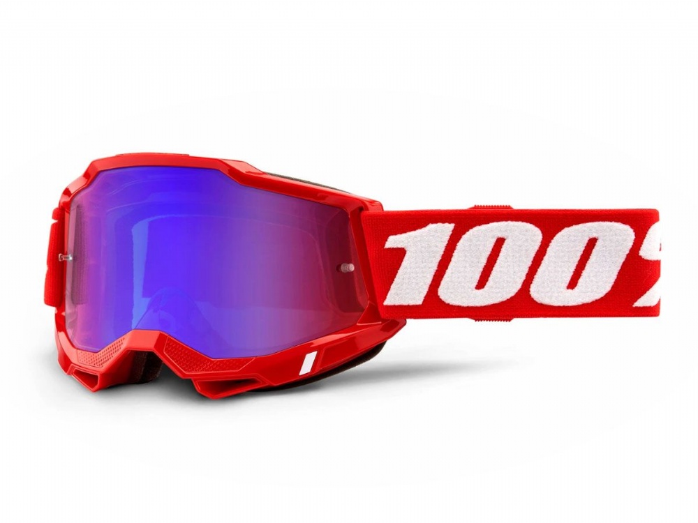 Maschera Accuri 2 Silo - Specchio Argento Flash 100% moto : www.dafy