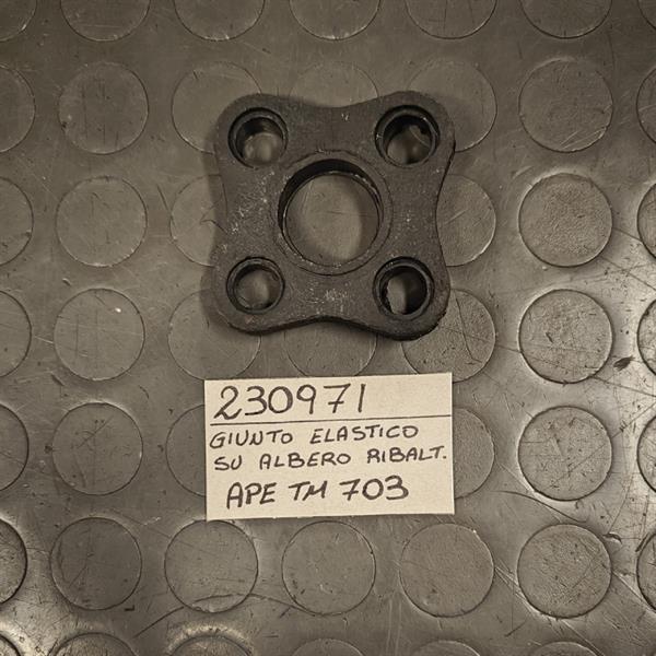 GIUNTO ELASTICO SU ALBERO RIBALTABILE