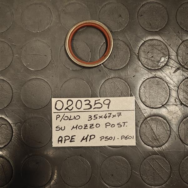 PARAOLIO 35X47X7 SU MOZZO POSTERIORE