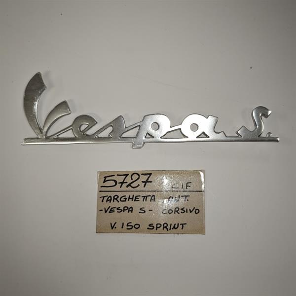 TARGHETTA ANTERIORE VESPA SPRINT 155MM