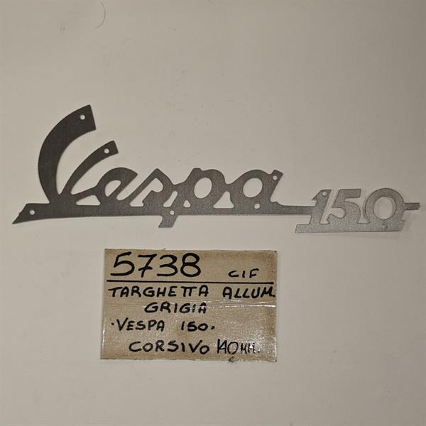TARGHETTA  ANT VESPA 150 140MM
