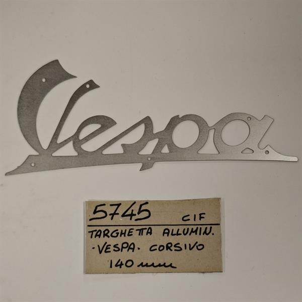 TARGHETTA  ANT VESPA 125 140MM