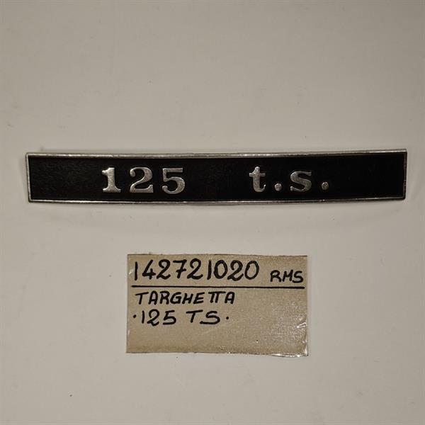 TARGHETTA POST VESPA 125 TS 132MM