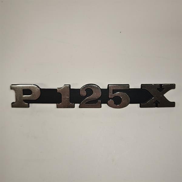 TARGHETTA PX 125 COFANO LATERALE