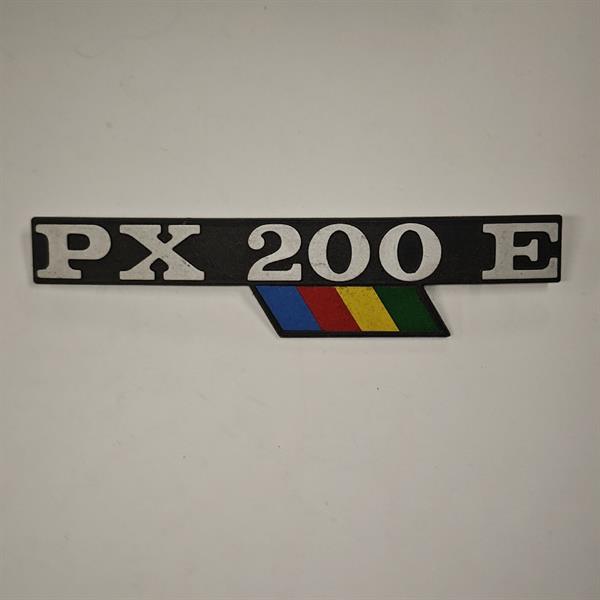 TARGHETTA COFANO LATERALE PX 200 E CON BANDIERA