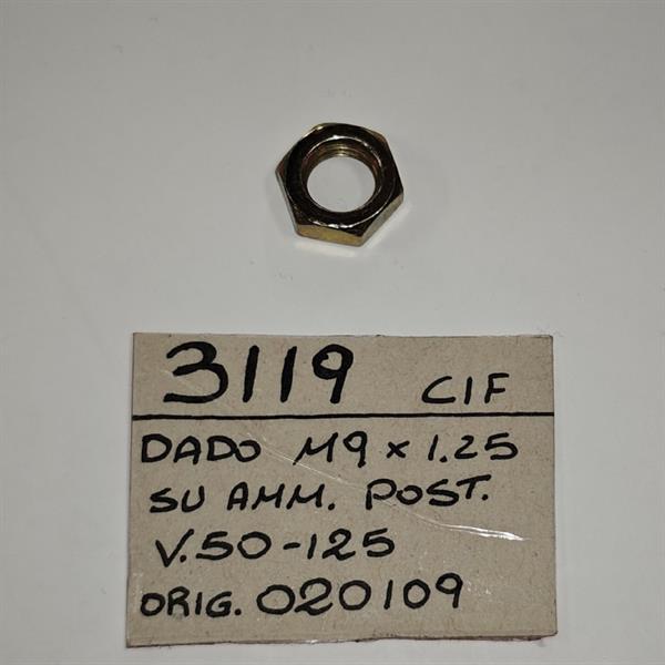 DADO M9X1,25 SU AMMORTIZZATORE POST VESPA 50 / 125