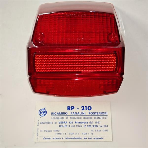 TRASPARENTE FANALE POSTERIORE 125 PRIMAVERA / ET3 / P125 ETS