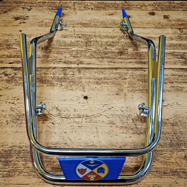 PARAURTI ANTERIORE DOPPIO TUBO CROMATO VESPA PX PE