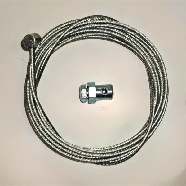 CAVO CAMBIO VESPA 1,6MM X 2 METRI CON MORSETTO