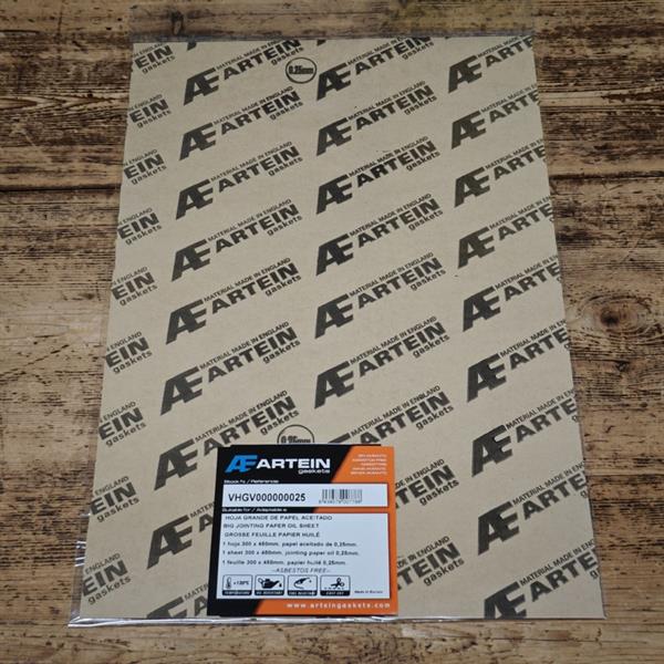 FOGLIO CARTA GUARNIZIONI 300MMX450MM SPESSORE 0,25MM