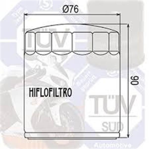 FILTRO OLIO HIFLO MOTO GUZZI HF551