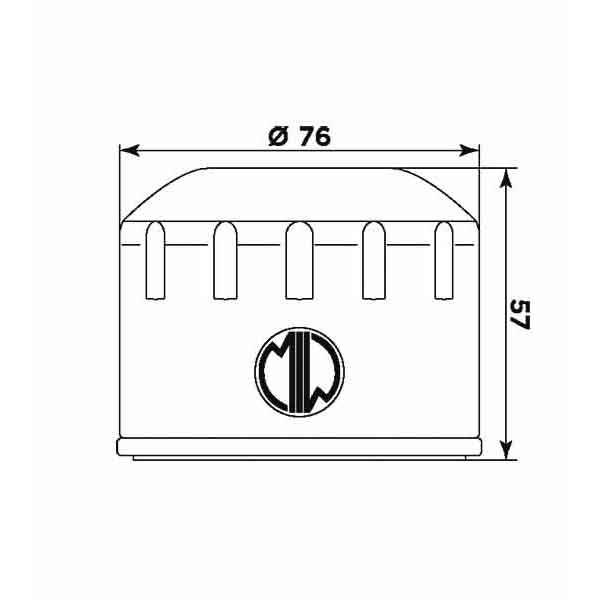 FILTRO OLIO MEIWA BMW HUSQVARNA