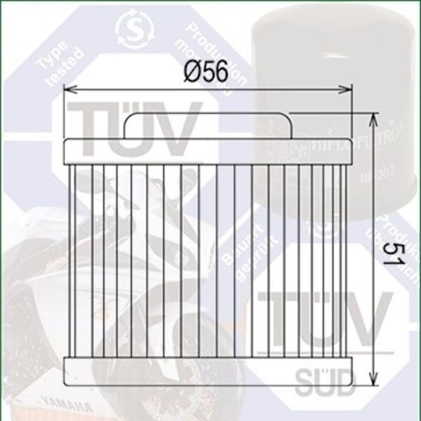 FILTRO OLIO HIFLO MV AGUSTA HF569