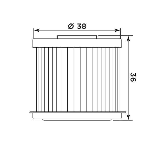 FILTRO OLIO MEIWA HONDA