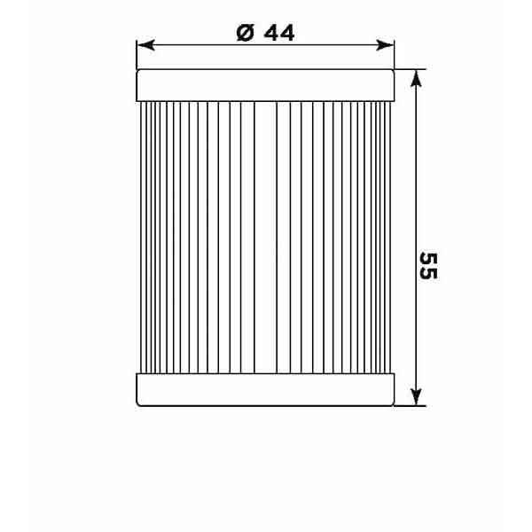 FILTRO OLIO HIFLO KAWASAKI SUZUKI YAMAHA MASH HF132