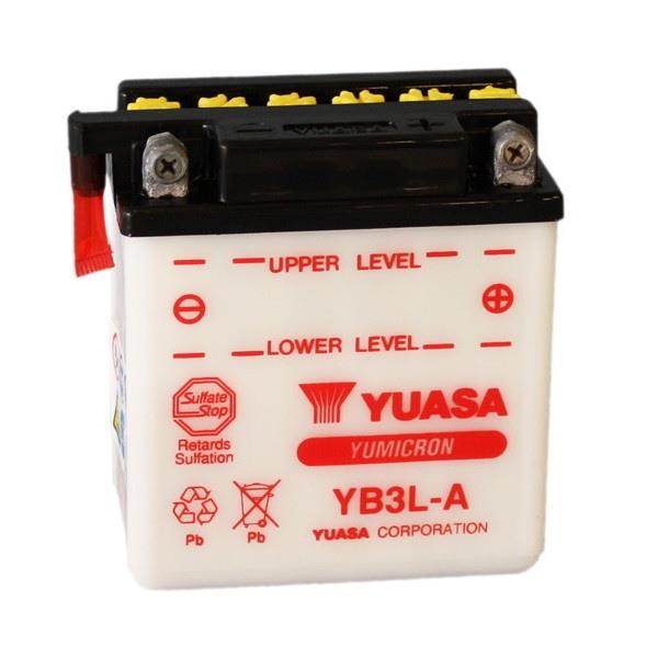 BATTERIA YUASA YB3L-A  12V/3AH