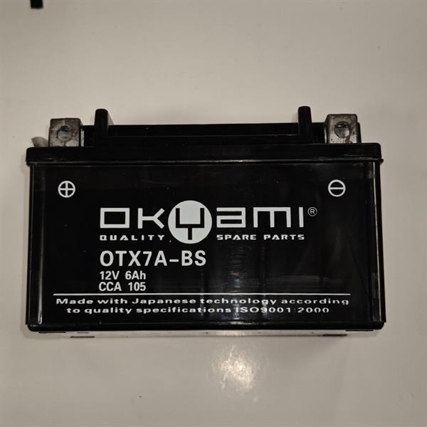 BATTERIA OKYAMI OTX7A-BS 12V 6AH