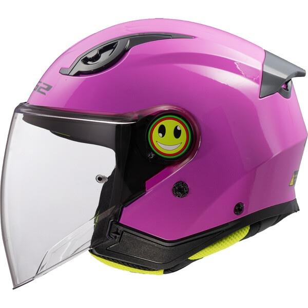 CASCO LS2 JET BIMBO OF622 FUNNY II SOLID PINK