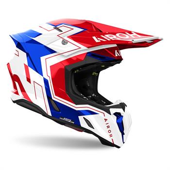 CASCO AIROH TWIST 3 DIZZY BLUE / RED GLOSS