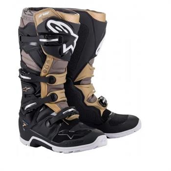 STIVALE ALPINESTARS TECH 7 ENDURO BLACK GRAY GOLD