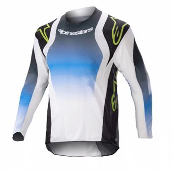 MAGLIA ALPINESTARS BIMBO RACER PUSH COL. NIGHTLIFE BLUE WHITE