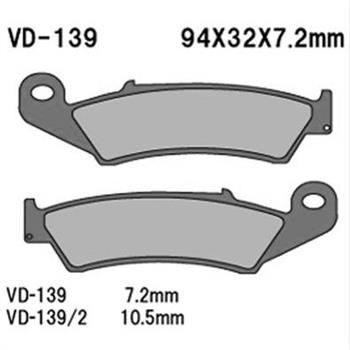 PASTIGLIA POSTERIORE VD-139/2 NA