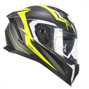 CASCO CGM BLAST SPORT NERO/GIALLO FLUO OPACO