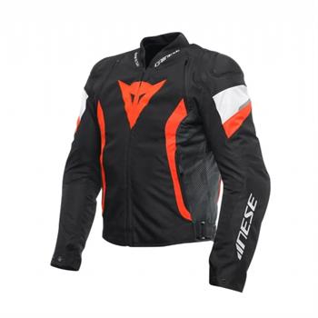 GIACCA DAINESE AVRO 5 TEX BLACK/RED