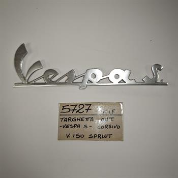 TARGHETTA ANTERIORE VESPA SPRINT 155MM