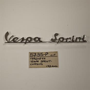 TARGHETTA POSTERIORE VESPA SPRINT 150 173MM