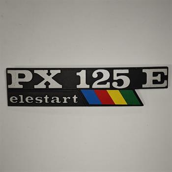 TARGHETTA COFANO LATERALE PX 125 E ELESTART