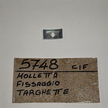 MOLLETTA ELASTICA PER FISSAGGIO TARGHETTA