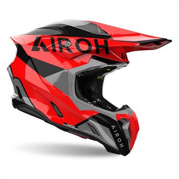 CASCO AIROH TWIST 3 KING RED GLOSS