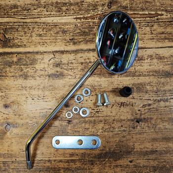 SPECCHIETTO RETROVISORE DX CON STAFFA PER VESPA 50 / 125
