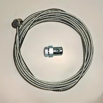 CAVO CAMBIO VESPA 1,6MM X 2 METRI CON MORSETTO