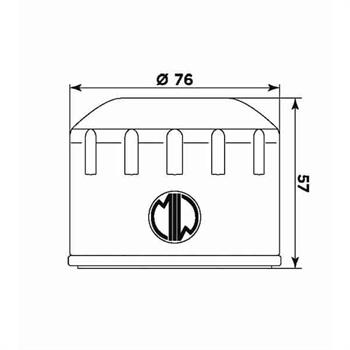 FILTRO OLIO MEIWA BMW HUSQVARNA