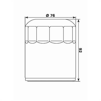 FILTRO OLIO HIFLO HARLEY DAVIDSON / BUELL HF171B