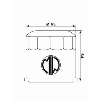 FILTRO OLIO MEIWA HONDA KAWASAKI YAMAHA TRIUMPH