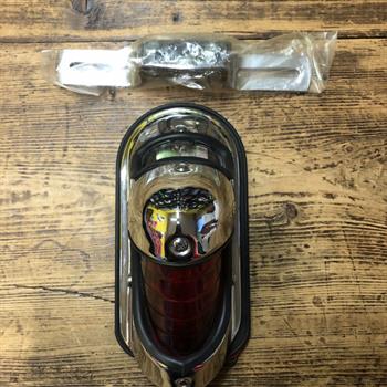 FANALE POST. CROMATO CON PORTA TARGA CUSTOM NAKED