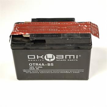 BATTERIA OKYAMI OTR4A-BS 12 V 2,3 Ah
