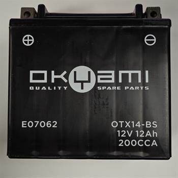 BATTERIA OKYAMI OTX14-BS 12V 12AH
