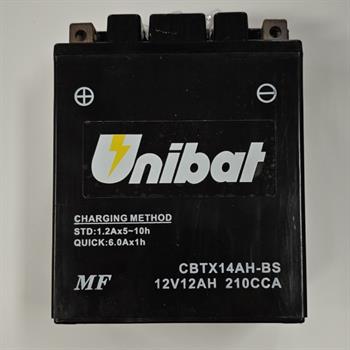 BATTERIA UNIBAT CBTX14AH-BS 12V 12AH