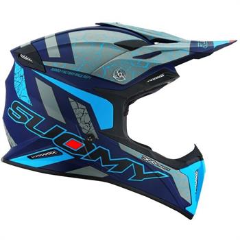 CASCO SUOMY X-WING GRIGIO/BLU