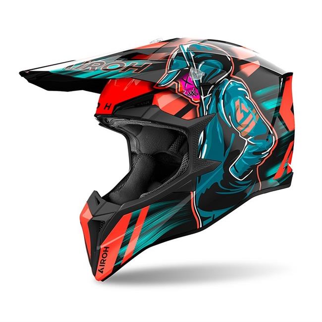 CASCO AIROH WRAAAP CYBER ORANGE GLOSS - 1