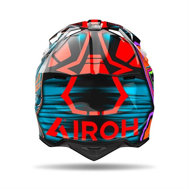 CASCO AIROH WRAAAP CYBER ORANGE GLOSS - 2