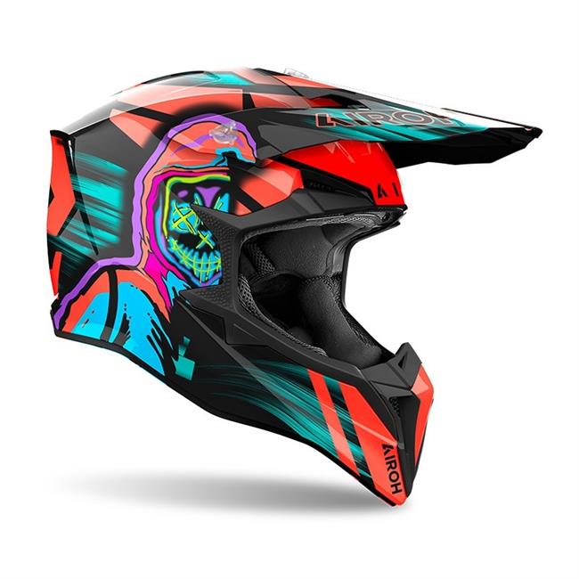 CASCO AIROH WRAAAP CYBER ORANGE GLOSS - 3