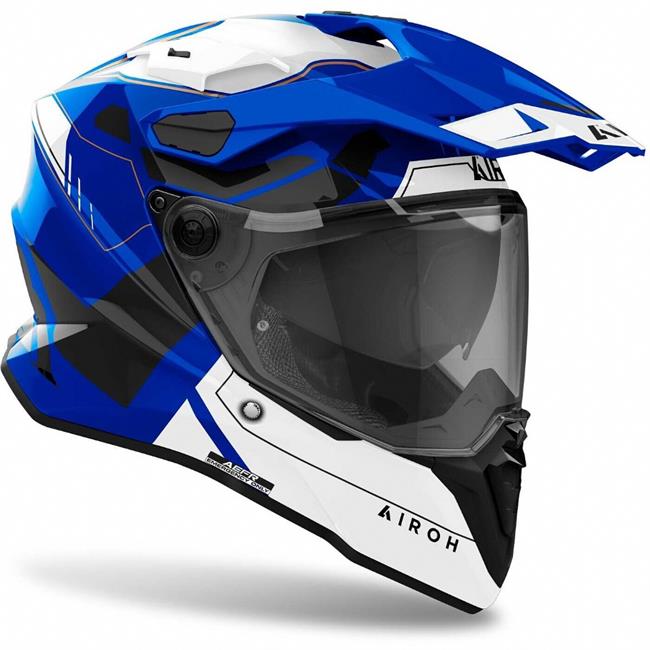 CASCO AIROH COMMANDER 2 REVEAL BLUE GLOSS - 3