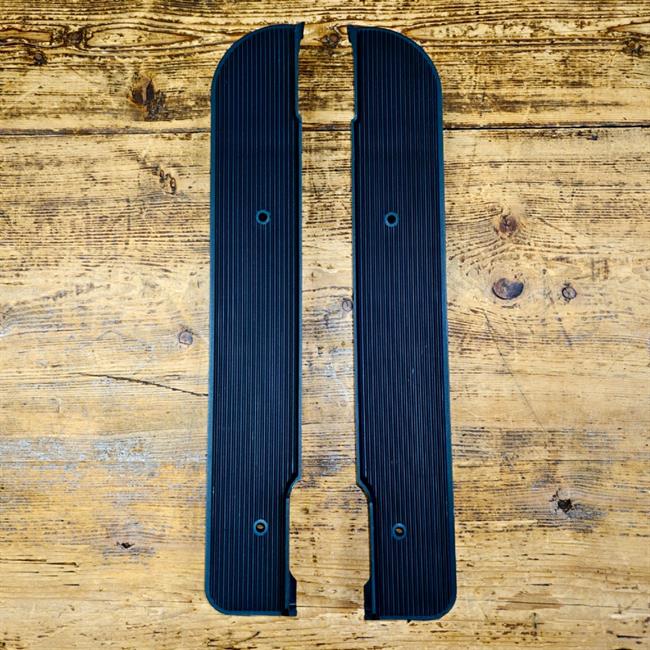 COPPIA PEDANE NERE  PIAGGIO SI ORIGINALI - 1