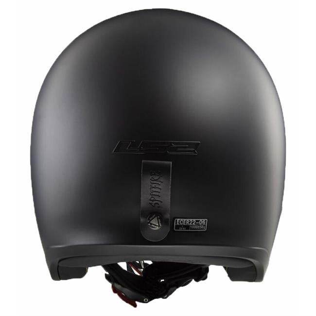 CASCO LS2 OF599 SPITFIRE II SOLID NERO OPACO - 2