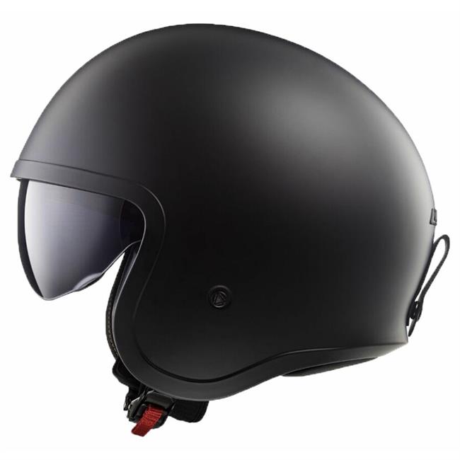 CASCO LS2 OF599 SPITFIRE II SOLID NERO OPACO - 3
